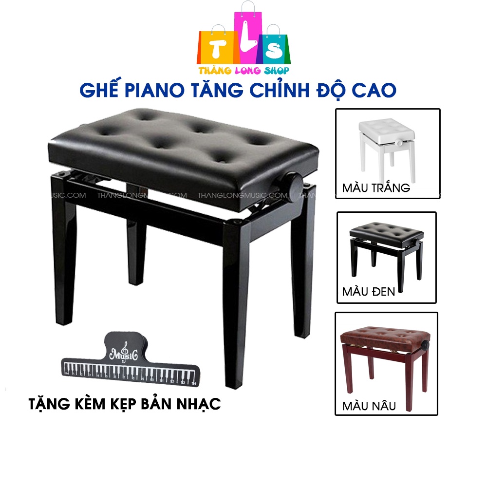 Ghế đàn piano cơ nâng hạ chiều cao GHC01