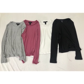 ÁO THUN DÀI TAY F21( XUẤT XỊN 100%)