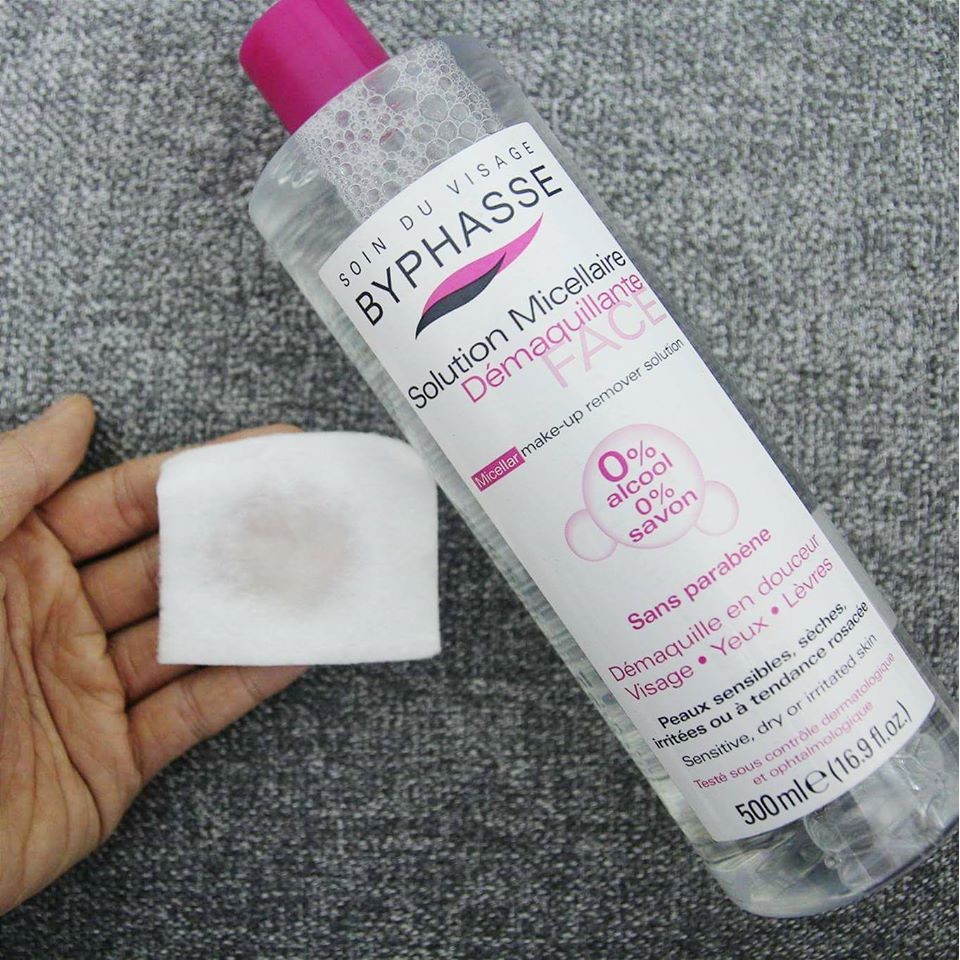 ( 𝑭𝒓𝒆𝒆𝒔𝒉𝒊𝒑 ) Nước Tẩy Trang Byphasse Face Make - Up Remover 500ml - Hàng AUTH