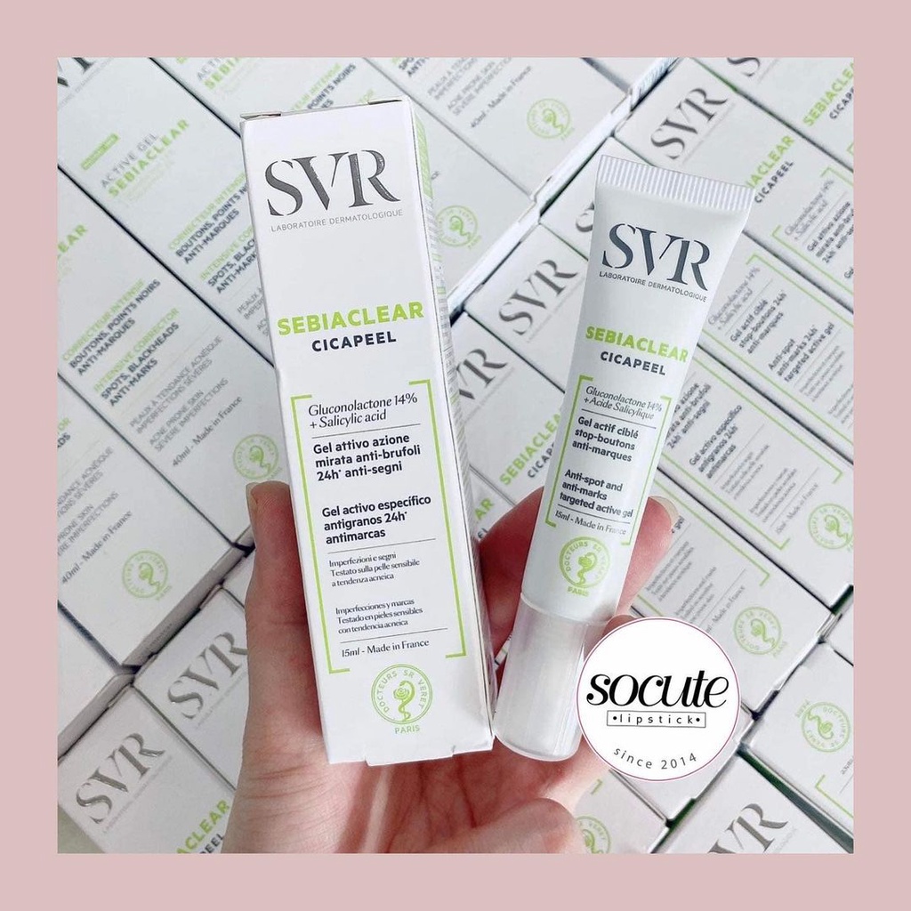 Kem Chấm Mụn Dạng Gel SVR Sebiaclear Cicapeel 15ml