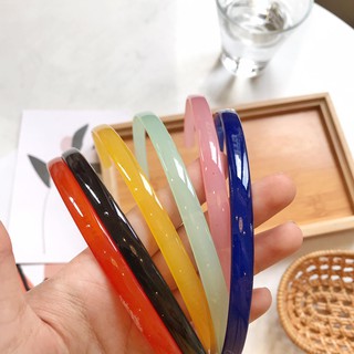 Bờm tóc trơn bản nhỏ Headband