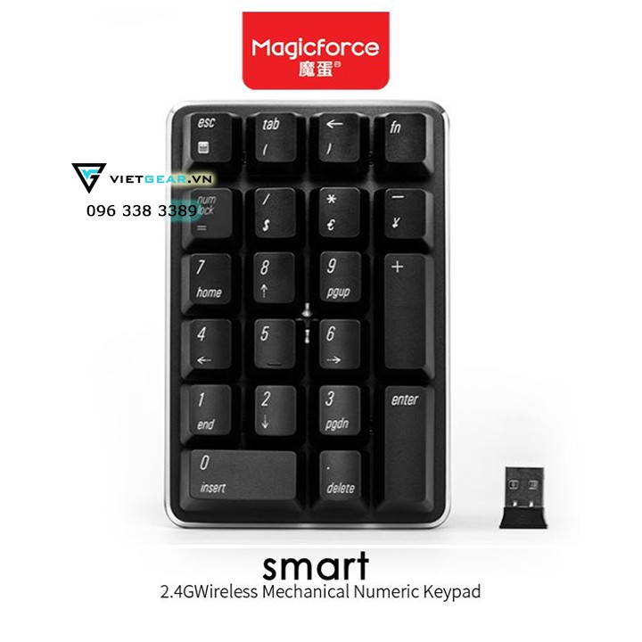 Bàn phím cơ không dây Magicforce Numpad 21