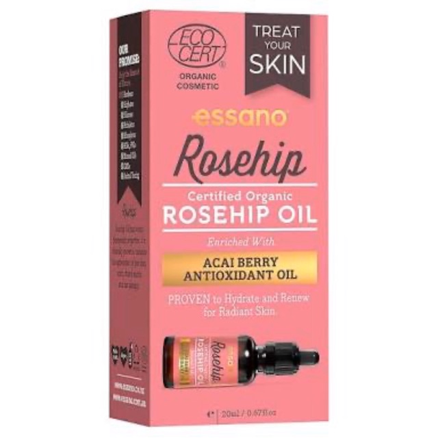 DẦU DƯỠNG TỪ NỤ TẦM XUÂN TRẺ HÓA DA ESSANO ROSEHIP OIL