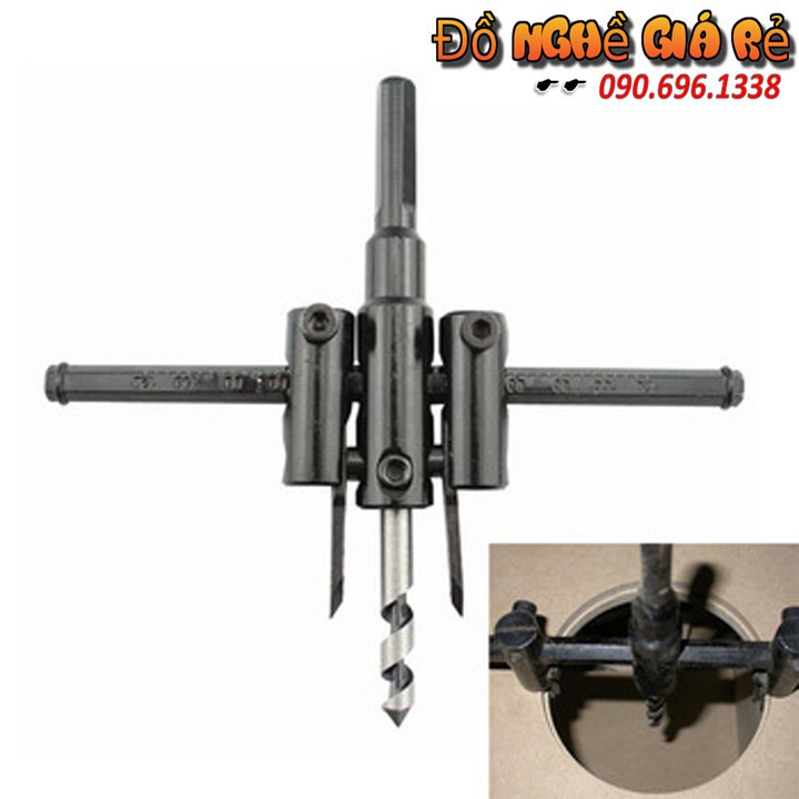 MŨI KHOÉT LỖ THẠCH CAO- MŨI KHOAN KHOÉT LỖ GỖ TRÒN 120/200/300mm (DCG)