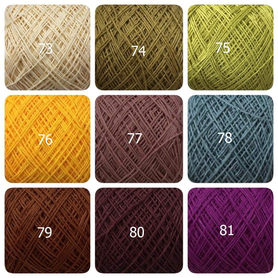 Sợi Cotton Việt Nam 1mm - Mã 61 đến 80