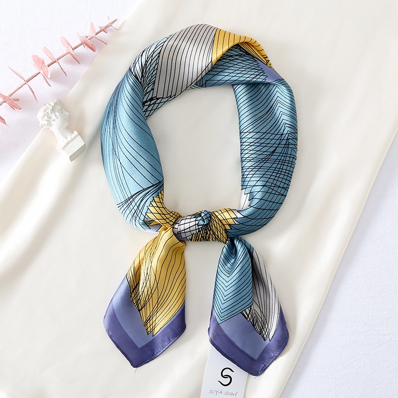 Khăn Lụa Satin Vuông 70cm Cho Phụ Nữ WJ1026-228