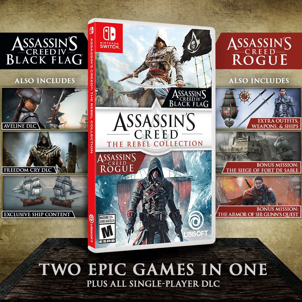 Game Nintendo Switch : Assassin's Creed The Rebel Collection Hệ US