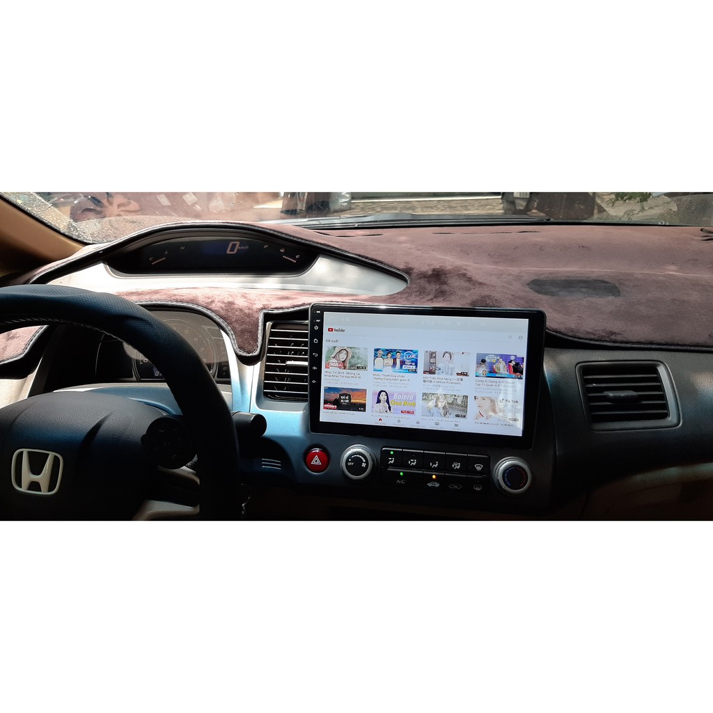 MÀN HÌNH ANDROI 9.1 HONDA CIVIC 2009 DÙNG SIM 4G