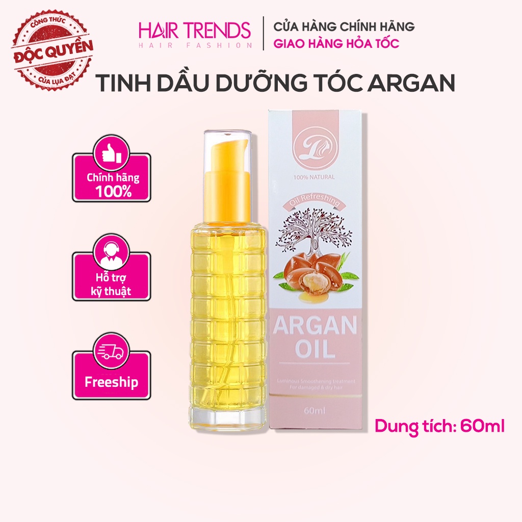 Tinh dầu dưỡng tóc ARGAN phục hồi tóc chính hãng LỤA ĐẠT