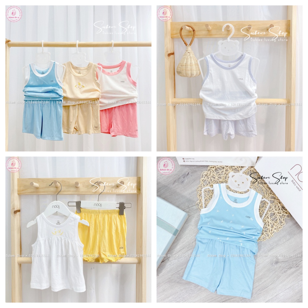 Ba Lỗ Nous Chất Cotton Mềm Mát Cho Bé
