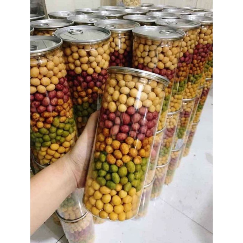 hủ PET-500gr đậu phộng da cá mix vị