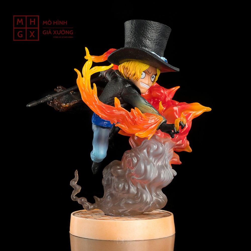 Mô hình One Piece Sabo siêu đẹp cao 12cm , trạng thái chiến đấu , figure mô hình one piece , mô hình giá xưởng