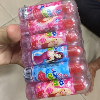 1 khay 30 cây kẹo son môi màu ngẫu nhiên