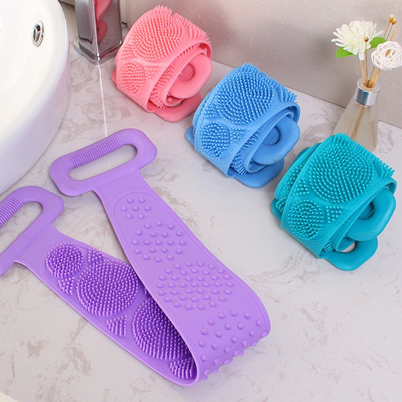 Dây Chà Lưng Khi Tắm Rửa, Dây Cọ Lưng Bằng Silicone Gai Giúp Massage Toàn Cơ Thể 1 Cách Dễ Dàng GIA DỤNG KAIA-STORE