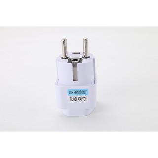 Phích cắm Hàn Quốc, Đức, Pháp, Châu Âu du lịch chuyển đổi từ 3 chân sang 2 chân