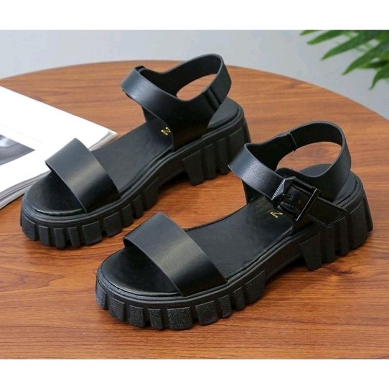 Giày xăng đan nữ quai ngang đế dày thời trang hot cho nữ 2022 VINA STORE mã WO11