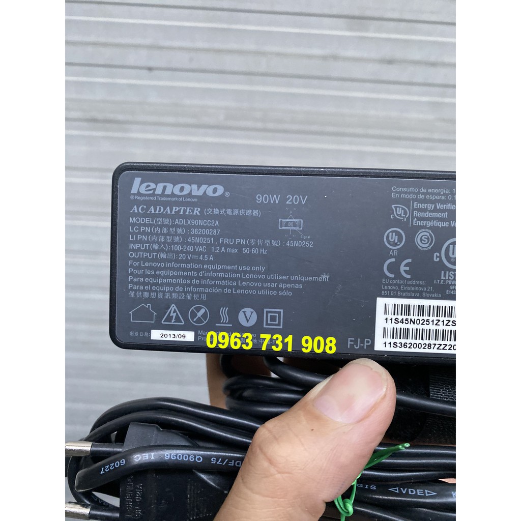 Adapter nguồn lenovo 20V dùng cho máy tính mini Lenovo M93