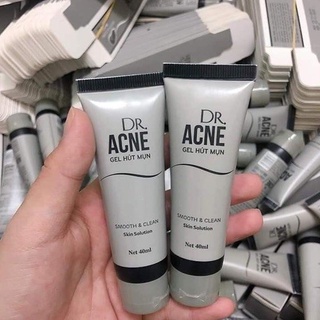 Gel Hút lột mụn DR ACNE hút sạch mụn cám, mụn đầu đen thải độc chì - sáng da.
