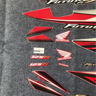 Tem xe FUTURE X 125CC ( đỏ đen )