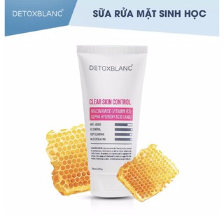 Sữa rửa mặt sinh học Detox BlanC Clear Skin Control (150ml) detoxblanc.france