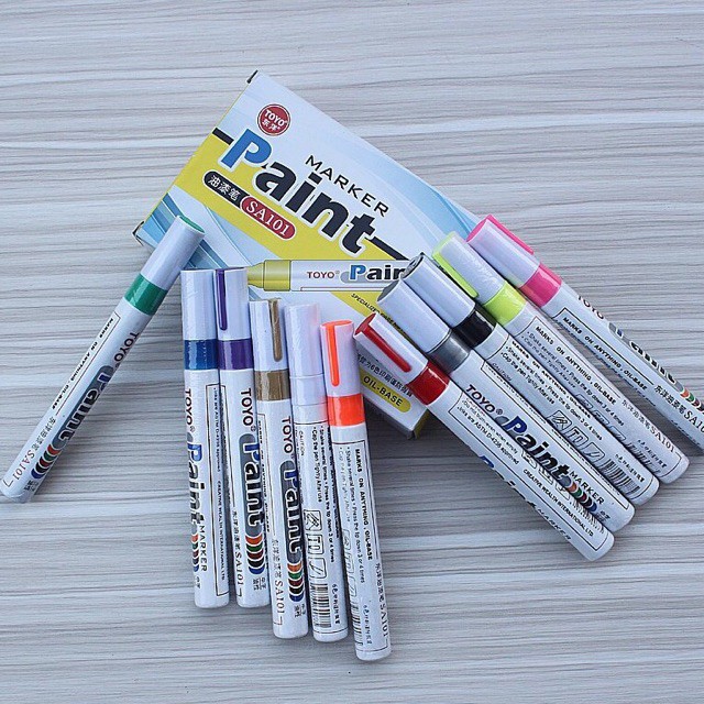 BÚT SƠN- TOYO Bút Repaint-Bút vẽ lốp-bút vẽ giày