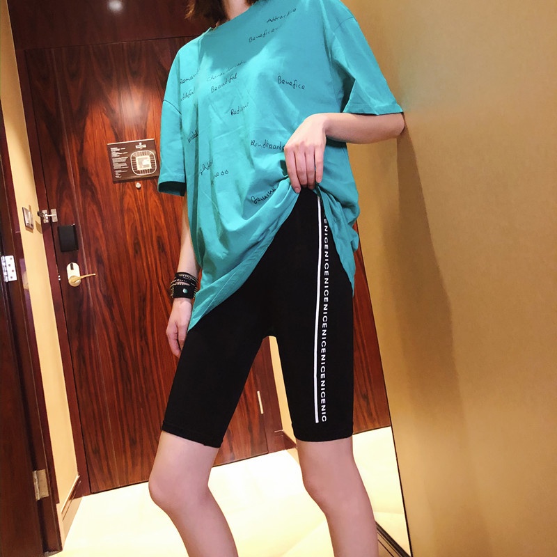 Quần Legging Lưng Cao Thiết Kế Mỏng 5 Điểm Hàng Mới Thời Trang Mùa Hè Dành Cho Nữ