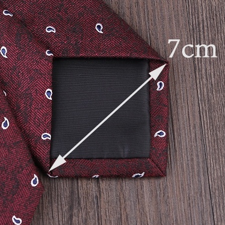 Cravat Nam cỡ trung 7cm cao cấp nhiều mẫu lựa chọn, cà vạt chú rể, Cavat dự tiệc, Calavat công sở CV-7140