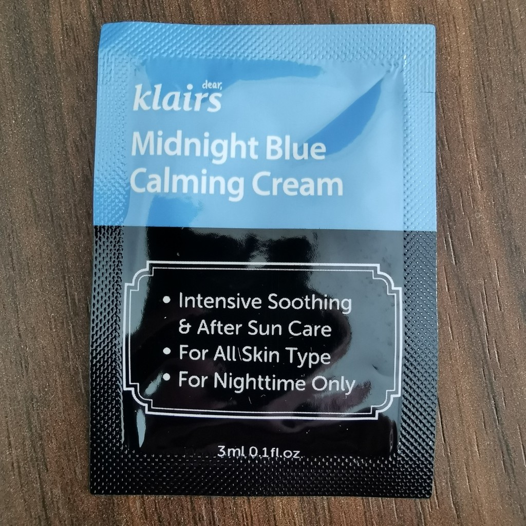 MẪU THỬ Kem dưỡng da ban đêm Klairs Midnight Blue Calming Cream