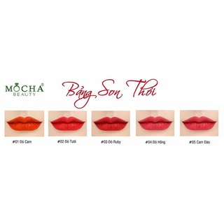 SON THỎI MOCHA MATTE LIPSTICK