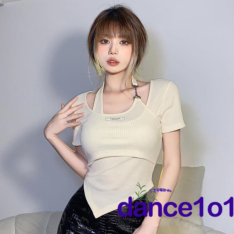 ❥Ez❀Áo Thun Tay Ngắn In Chữ Thời Trang Cho Nữ