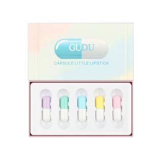 Set 5 Thỏi Son Hình Viên Thuốc Dễ Thương