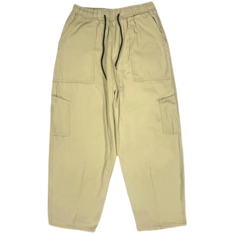 Quần Kaki Dài Ống Rộng Phong Cách Retro Nhật Bản Thời Trang Thu Đông Cho Nam