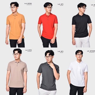 Áo thun polo trơn Routine có cổ