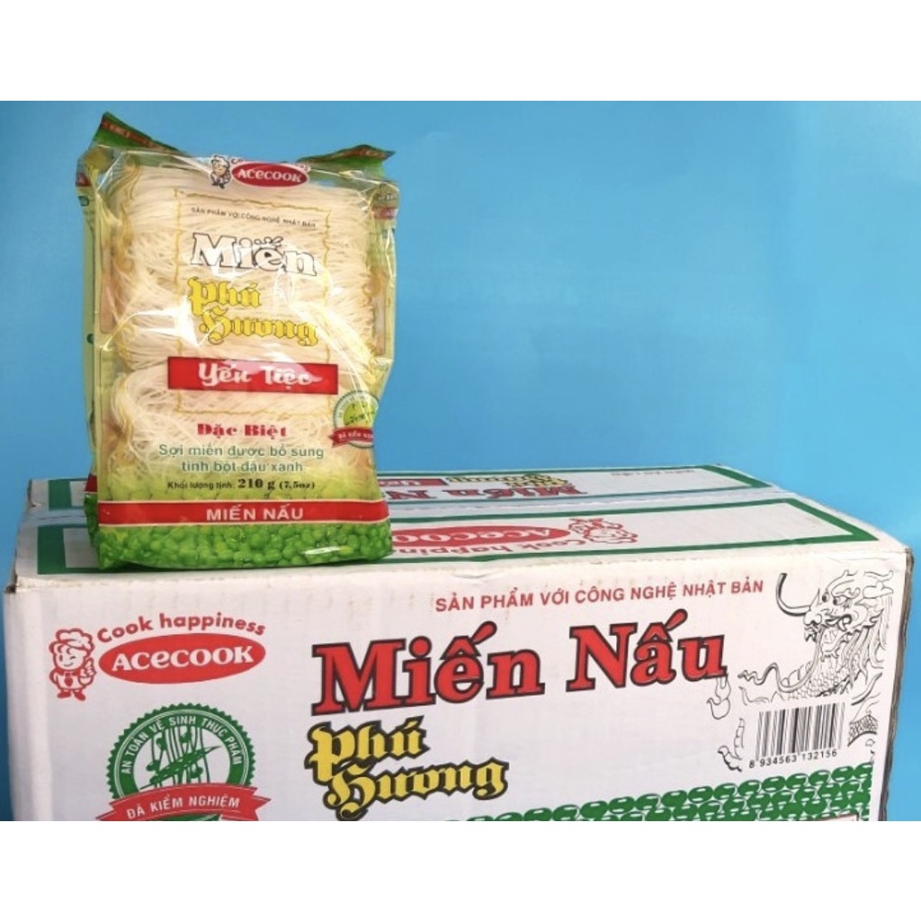 01 THÙNG MIẾN PHÚ HƯƠNG YẾN TIỆC ACECOOK 10 Gói x 210g