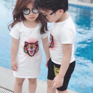 Bộ hổ thêu bé trai