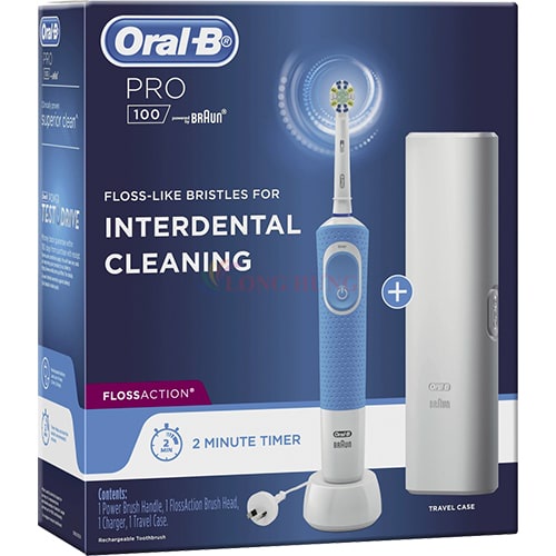 Bàn chải điện Oral-B Pro 100 Travel Case - Hàng nhập khẩu