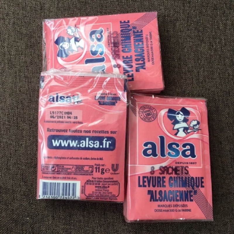 Baking powder Alsa 11g / Bột nở Alsa / Bột nổi Alsa