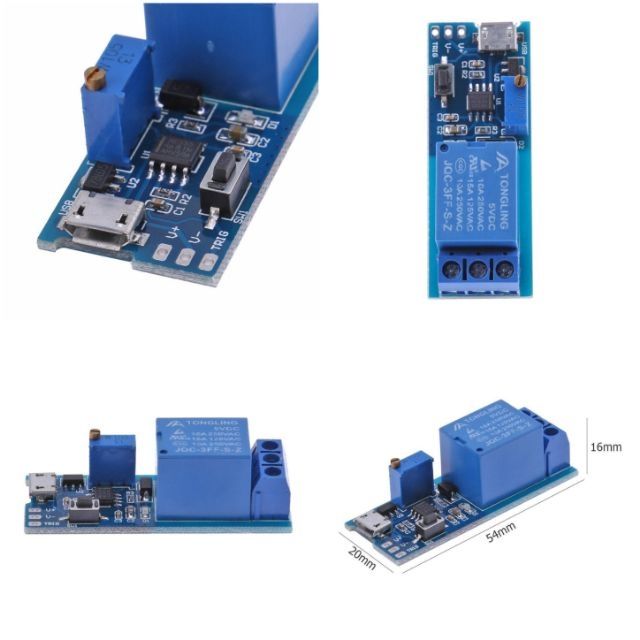 Module tạo trễ, mạch tạo trễ, relay tạo trễ 5v