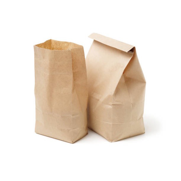 100 Túi giấy (có đáy)_túi giấy SOS_túi giấy thực phẩm