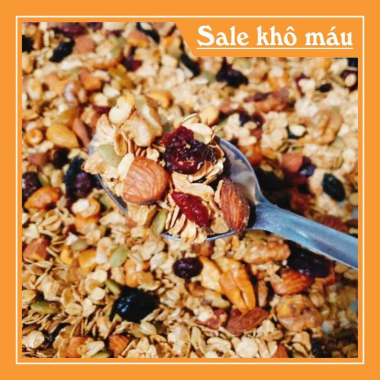 NGŨ CỐC GRANOLA 500GRAM GIẢM CÂN SIÊU HẠT ĂN LIỀN