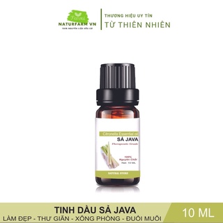 [ 10ML ] Tinh Dầu Sả Java 100% Nguyên Chất Organic ( Citronella Essential Oil )