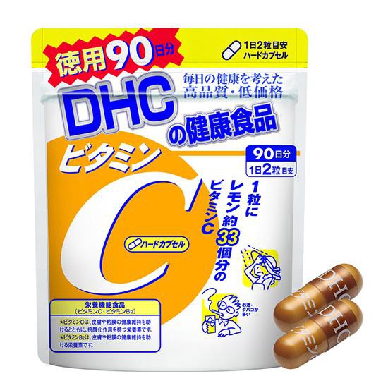 Viên uống DHC Bổ sung Vitamin C Nhật Bản Gói 180 Viên