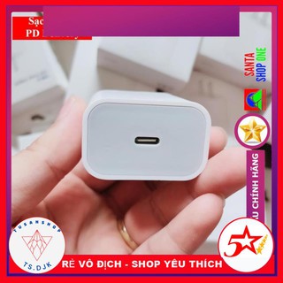 [FREESHIP EXTRA] Củ Sạc Nhanh PD 18W Type C cho iPhone, iPad, Samsung, Oppo, Huawei, Laptop, Macbook - SANTA Nhập Khẩu