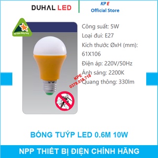 Bóng đèn led đủi đuổi đũi đuỗi mủi muổi mũi muỗi 5w duhal chính hãng giá rẻ kam505 kpe electric