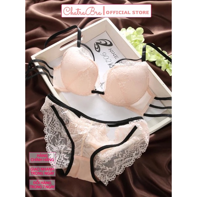 BỘ ĐỒ LÓT NÂNG NGỰC 3 DÂY CÀI SAU QUẦN SIÊU SEXY