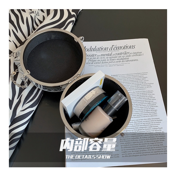 Túi đeo vai Jasmin Noir bằng da PU kiểu dáng hình xô nhỏ gọn thời trang cho nữ
