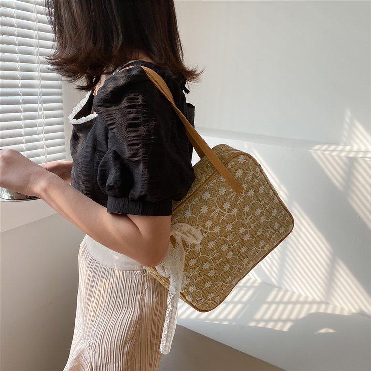 French Baguette Bag Quality Texture Popular BM Style Shopping Large Capacity Indie Pop Casual Shoulder Bags Women's Bags