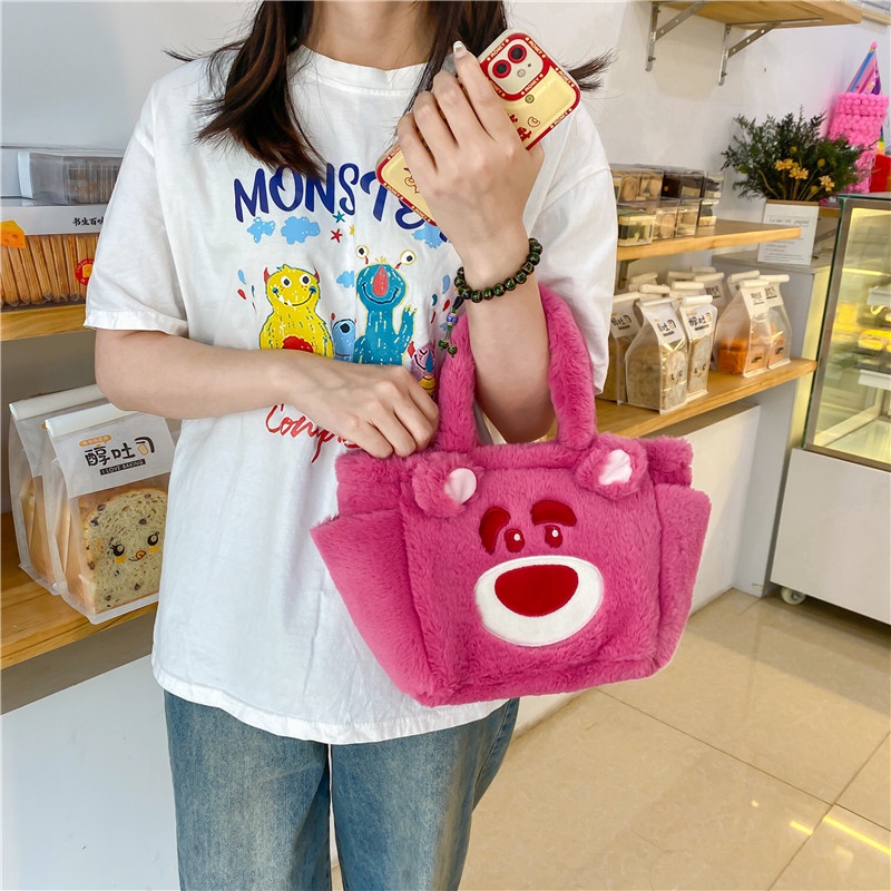 Túi Xách Tay Thiết Kế Hình Gấu Pooh Dễ Thương