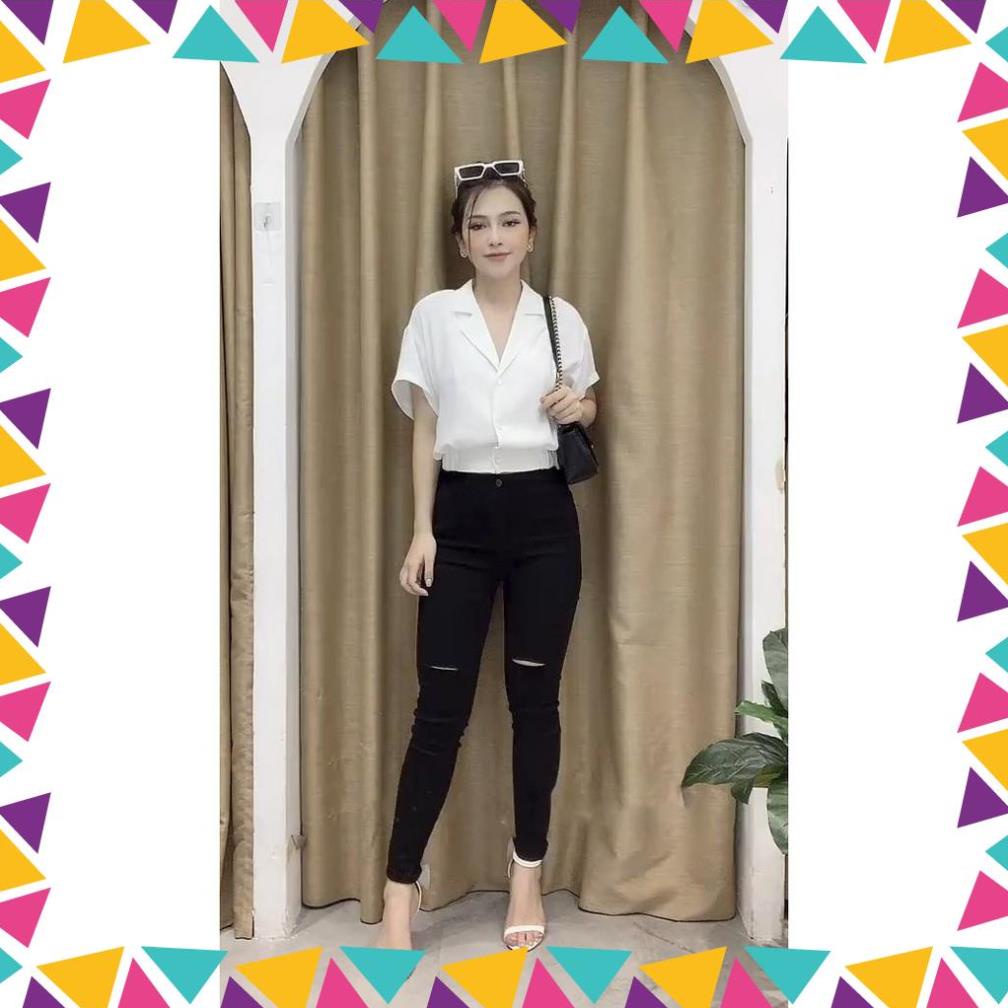 Áo Sơ Mi Nữ Trắng Ngắn Tay, Vải Voan Xịn Xò💖 Freeship💖 Sơ mi nữ trắng
