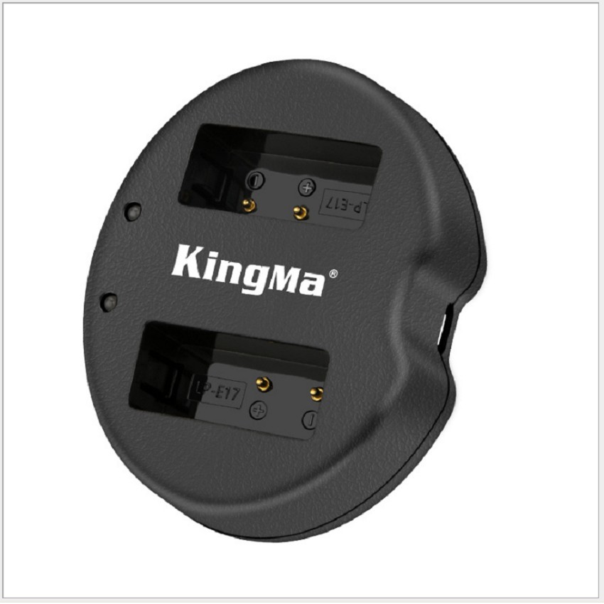 Sạc pin máy ảnh Kingma sạc cho 2 pin Canon EOS M5 M6 760D 750D 800D